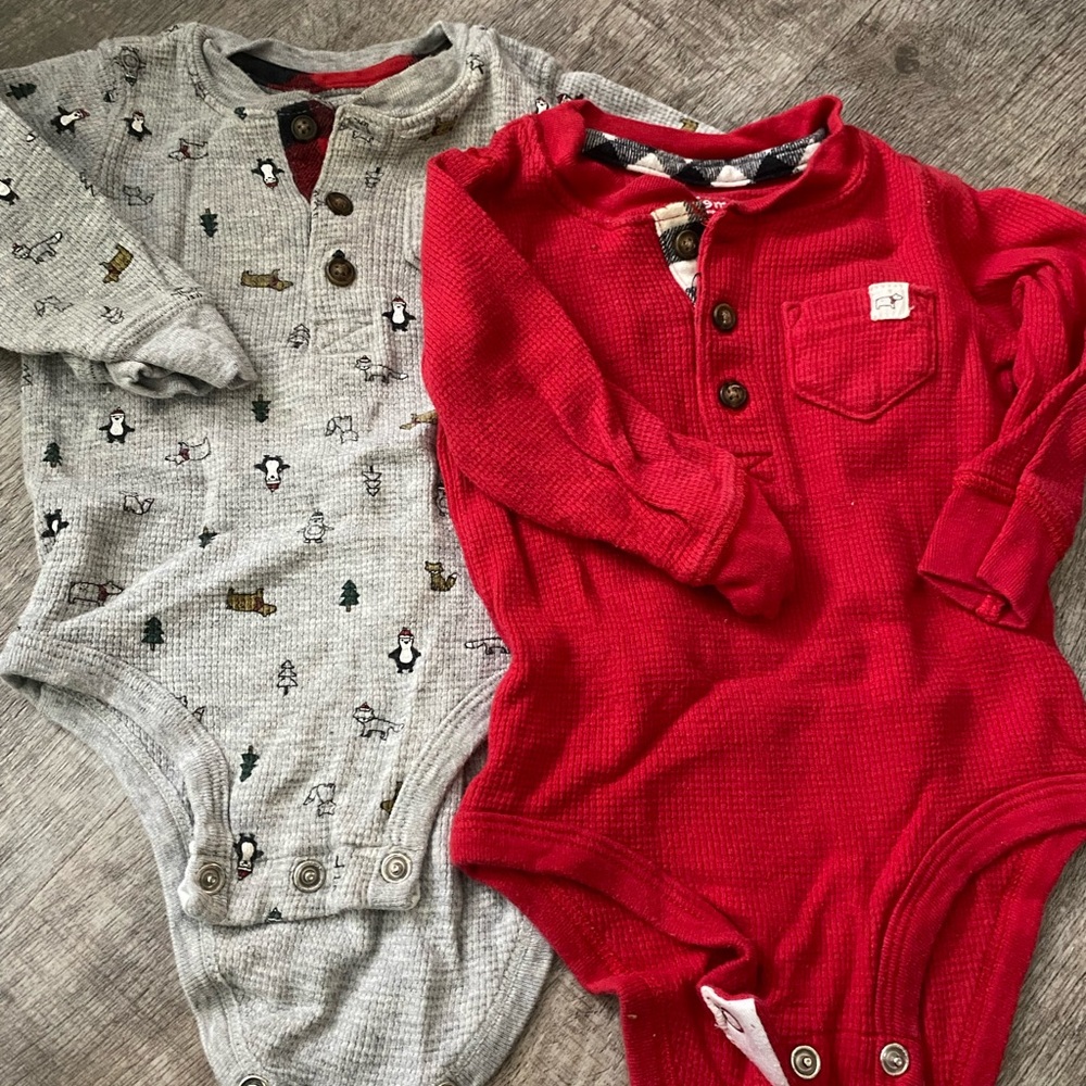 Winter Carters Onesies Long Sleeves